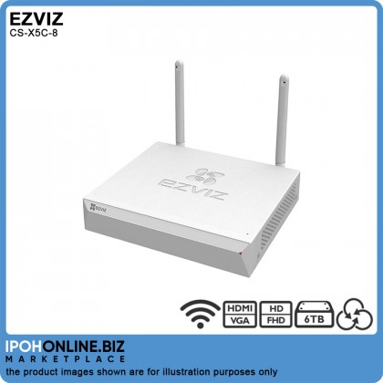 Ezviz Vault Live 8 Channel FHD 1080p Wireless NVR With HDMI VGA Output CS-X5C-8