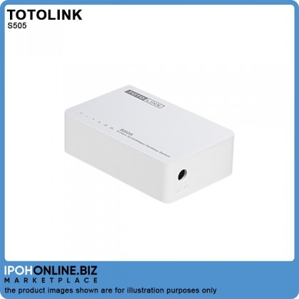 TOTOLINK S505 5 Port 10/100Mbps Mini Desktop Network Switch