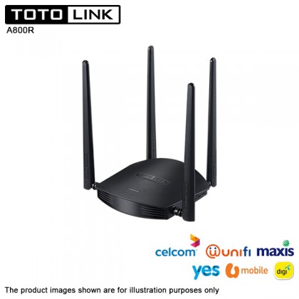 TOTOLINK A800R AC1200 Wireless Dual Band Router