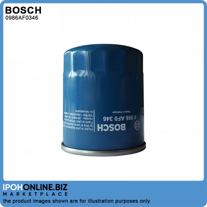 Bosch Oil Filter For Proton Persona Gen2 Exora Wira Saga - 0986AF0346 (1 Unit)