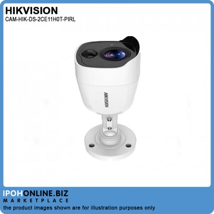  HIKVISION DS-2CE11H0T-PIRL 3.6mm 5MP PIR ALARM Fixed OUTDOOR EXIR Bullet CCTV Camera