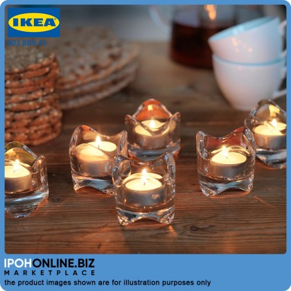 IKEA GLIMMA Unscented Tealight 38mm Candles 100 Pieces Burning Time 4 Hour