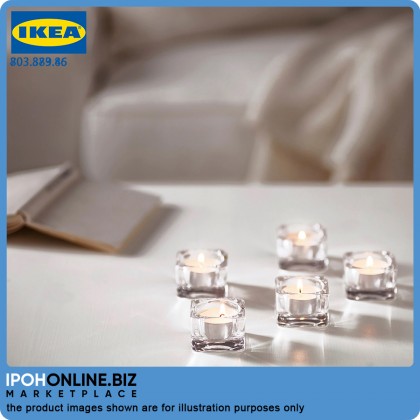 IKEA GLIMMA Unscented Tealight 38mm Candles 100 Pieces Burning Time 4 Hour