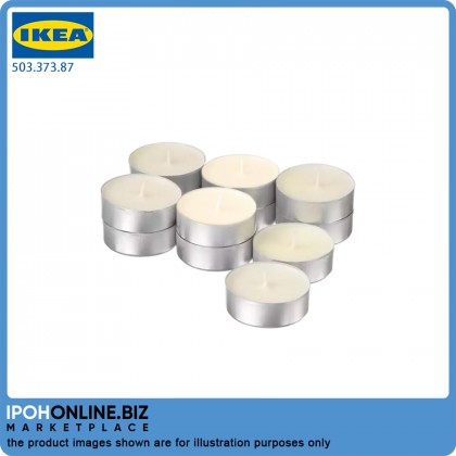 IKEA SINNLIG Scented Tealight Sweet Vanilla Natural 38mm Candles 30 Pieces Burning Time 4 Hour