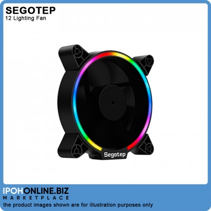 Segotep Lighting 12cm CPU Cooler Cooling With Magic RGB Fan - Black Segotep Lighting 12cm CPU Cooler Cooling With Magic RGB Fan - Black