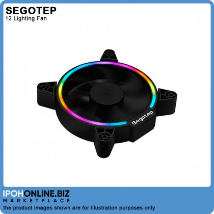 Segotep Lighting 12cm CPU Cooler Cooling With Magic RGB Fan - Black Segotep Lighting 12cm CPU Cooler Cooling With Magic RGB Fan - Black