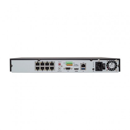 Hikvision DS-7608NI-E2/8P 8 Channel Embedded Plug & Play NVR + HIKVISION DS-2CD2021-IAX 2MP Bullet Network IP Camera x 4 + HIKVISION DS-2CD2121G0-I 2MP Dome Network IP Camera x 4