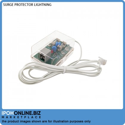 3P RJ11 Telephone Surge Protector Lightning Arrestor Fuse Replacement + FOC Fuse x2