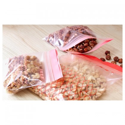 IKEA ISTAD Red Plastic Bag 0.4L / 1L - 60pcs
