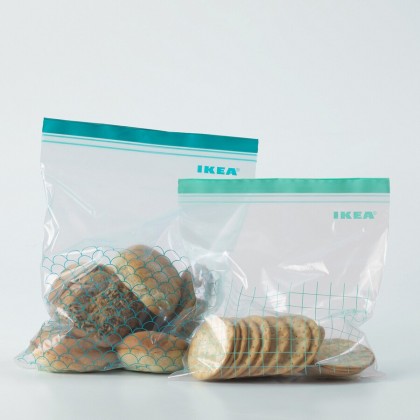 IKEA ISTAD Turquoise Plastic Bag 4.5L / 6L - 30pcs IKEA ISTAD Turquoise Plastic Bag 4.5L / 6L - 30pcs
