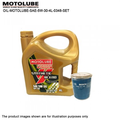 Perodua Alza MyVi - YOKOHAMA MOTOLUBE SAE 5W-30 API SN Synthetic Blend Petrol Engine Oil Pro Race Tech 4L + Bosch Oil Filter 0348 Perodua Alza MyVi - YOKOHAMA MOTOLUBE SAE 5W-30 API SN Synthetic Blend Petrol Engine Oil Pro Race Tech 4L + Bosch Oil Filter 0348