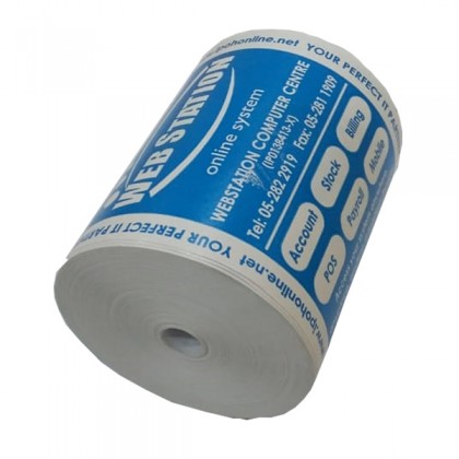 10 x Rolls Webstation Long Lasting Blank Coreless 51 meter 80X51X10MM Thermal Receipt Paper Roll