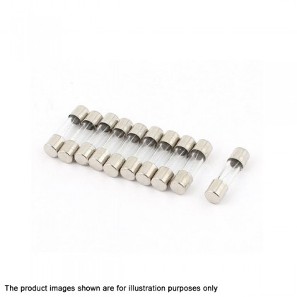 10 pcs 0.5A 250V Glass Fuse 10 pcs 0.5A 250V Glass Fuse