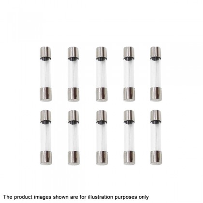 10 pcs 0.5A 250V Glass Fuse 10 pcs 0.5A 250V Glass Fuse