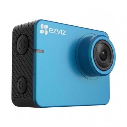 EZVIZ S2 Action + Dash 1080p 60fps Waterproof Camera with Wi-Fi Bluetooth CS-SP206 Blue - FOC 16GB Micro SD