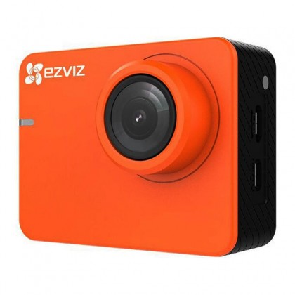 EZVIZ S2 Action + Dash 1080p 60fps Waterproof Camera with Wi-Fi Bluetooth CS-SP206 Orange - FOC 16GB Micro SD