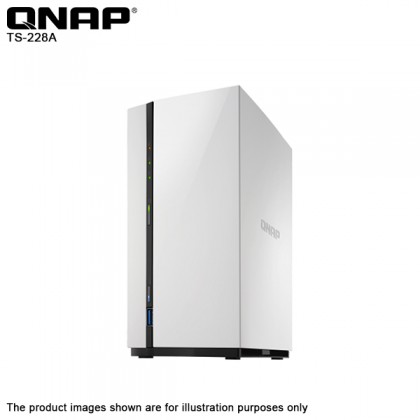 Qnap TS-228A 2-bay Home & Soho Turbo USB 3.0 ARM Quad-core 1.4GHz With 1GB DDR4 RAM NAS