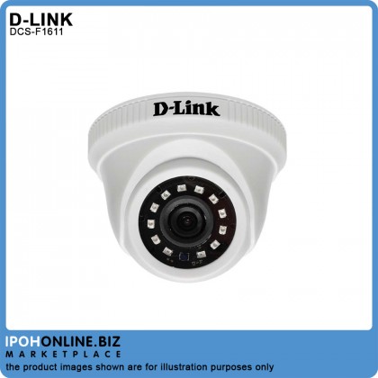 D-Link DCS-F1611 3.6mm 1MP HD Day & Night Fixed Dome Camera