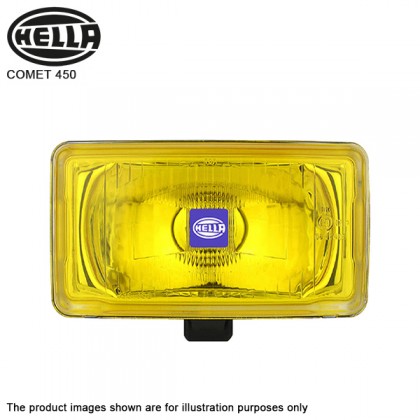HELLA COMET 450 Spot Lamp Fog Light Yellow With H3 12V 55W Bulb - 1FB 005 860-263 HELLA COMET 450 Spot Lamp Fog Light Yellow With H3 12V 55W Bulb - 1FB 005 860-263