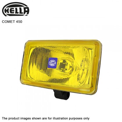 HELLA COMET 450 Spot Lamp Fog Light Yellow With H3 12V 55W Bulb - 1FB 005 860-263 HELLA COMET 450 Spot Lamp Fog Light Yellow With H3 12V 55W Bulb - 1FB 005 860-263