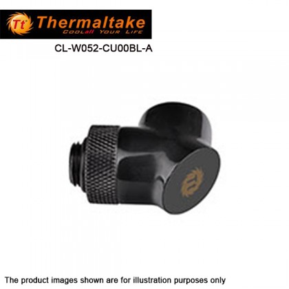 Thermaltake CL-W052-CU00BL-A Pacific G 1/4 90 Degree Adapter - black