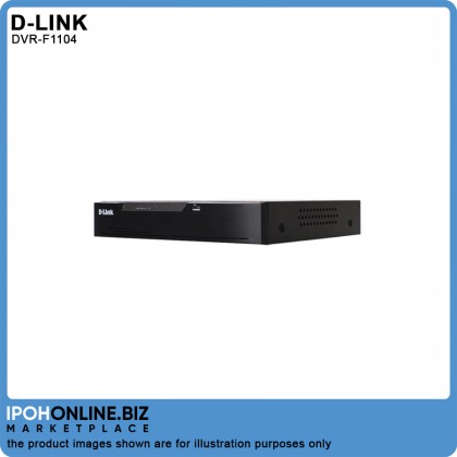 D-Link DVR-F1104 4 Channel 1080P 2MP AHD TVI 1 SATA Hybrid CCTV DVR