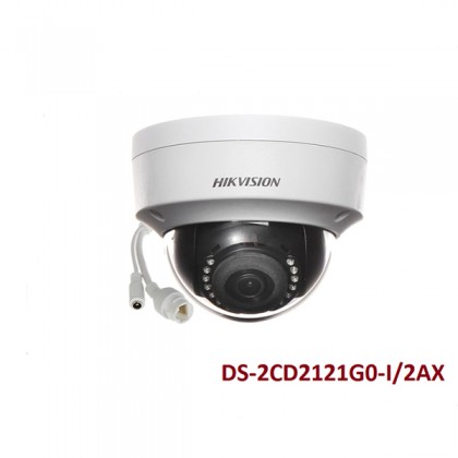 Hikvision DS-2CD2121G0-I/2AX 2MP 4mm IR Fixed Dome Network Camera