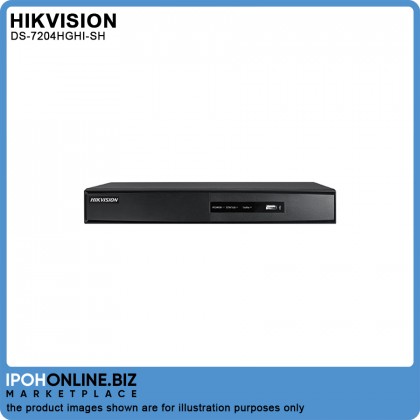 Hikvision DS-7204HGHI-SH 4 Channel Turbo HD 720P TVI CCTV DVR - Refurbish