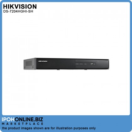 Hikvision DS-7204HGHI-SH 4 Channel Turbo HD 720P TVI CCTV DVR - Refurbish