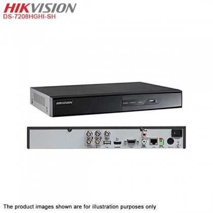 Hikvision DS-7208HGHI-SH 8 Channel Turbo HD 720P TVI CCTV DVR - Refurbish