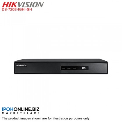 Hikvision DS-7208HGHI-SH 8 Channel Turbo HD 720P TVI CCTV DVR - Refurbish