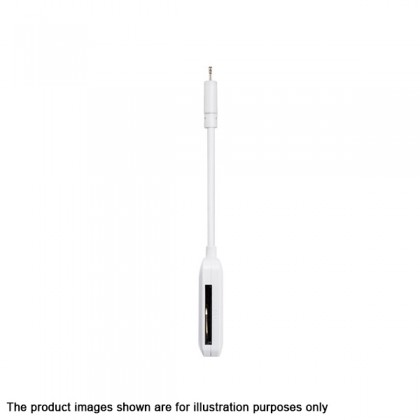 Transcend RDA2 Apple MFi-certified OTG Smart Card Reader with Lightning Connector TS-RDA2W White