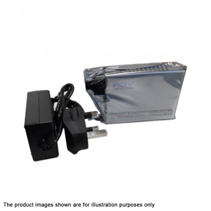 ADV 102-8M0-5A10 Gigabit Multi-Mode Dual Fiber Media Converter - SC