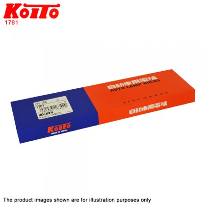1 Box (10pcs) KOITO 1781 12V 16W T16 Tail Light Auto Lamp Bulbs
