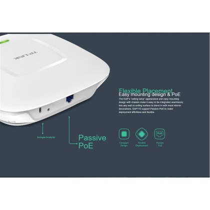 TP-Link Auranet EAP110 300Mbps Wireless N Ceiling Mount Access Point