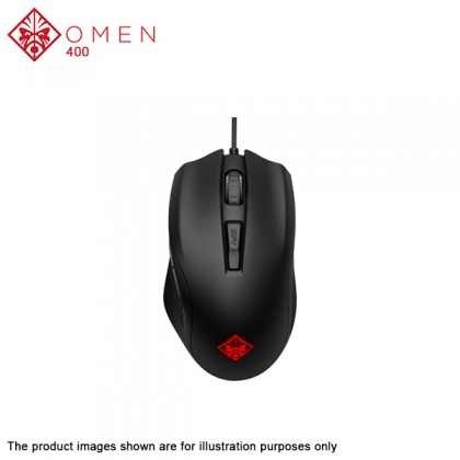 HP Omen 400 LED Lighting USB Wired Gaming Mouse - 3ML38AA#UUF