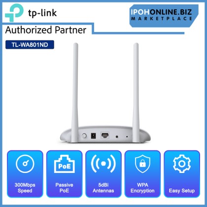 TP-LINK TL-WA801ND 300Mbps Wireless N Access Point