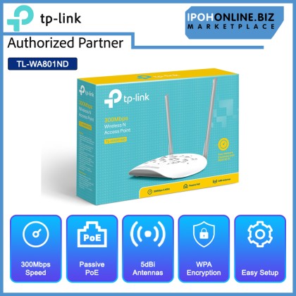 TP-LINK TL-WA801ND 300Mbps Wireless N Access Point