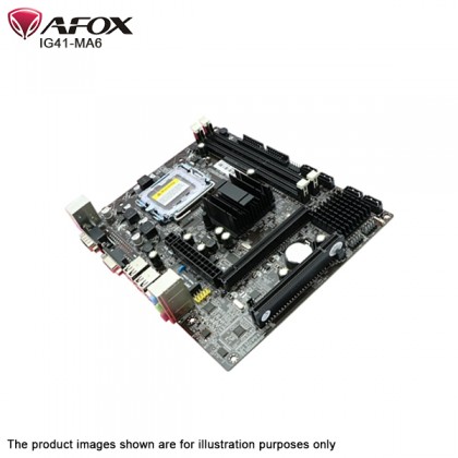 AFOX IG41-MA6 Intel G41 LGA 775 DDR3 VGA COM LPT Micro ATX Motherboard AFOX IG41-MA6 Intel G41 LGA 775 DDR3 VGA COM LPT Micro ATX Motherboard