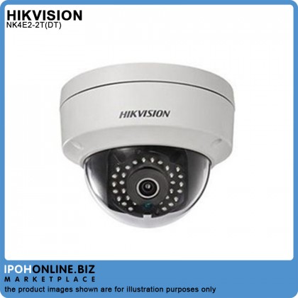 Hikvision NK4E2-2T(DT) 4 Channel 2MP Network PoE IP Camera 2 DOME 2 Bullet NVR CCTV DIY HD KIT with 2TB HDD