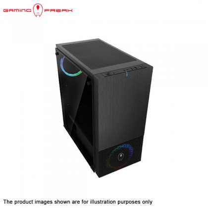 GAMING FREAK TMAX XV100G Premium Middle Tower Gaming Case Tempered Glass Edition - GFG-XV100G