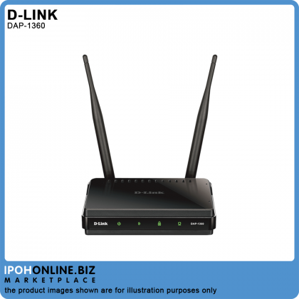 D-LINK DAP-1360 7-In-1 Wireless Range Extender & Access Point With Eliminate Dead Zones