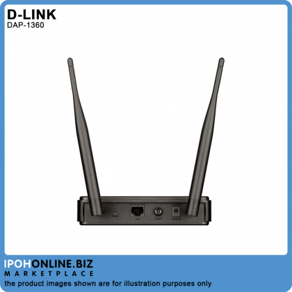 D-LINK DAP-1360 7-In-1 Wireless Range Extender & Access Point With Eliminate Dead Zones