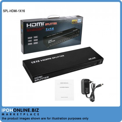 1 in 16 Out UHD Adapter HDMI SPLITTER Support 4Kx2K 3D Full HD-up to 3840x2160/30Hz 1 in 16 Out UHD Adapter HDMI SPLITTER Support 4Kx2K 3D Full HD-up to 3840x2160/30Hz