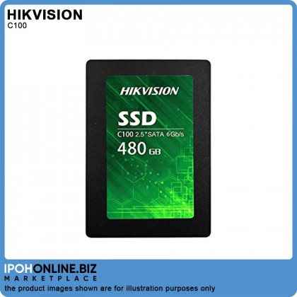 Hikvision HS-SSD-C100 480GB 2.5 inch Up to 550MB/s read speed 3D TLC NAND C100 SSD