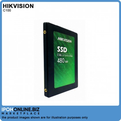 Hikvision HS-SSD-C100 480GB 2.5 inch Up to 550MB/s read speed 3D TLC NAND C100 SSD