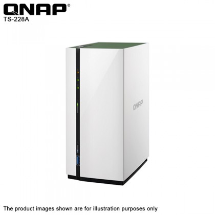 QNAP TS-228A General Purpose 2-bay Turbo USB 3.0 ARM Quad-Core 1.4GHz Entry NAS + 2x 2TB Seagate IronWolf NAS HDD QNAP TS-228A General Purpose 2-bay Turbo USB 3.0 ARM Quad-Core 1.4GHz Entry NAS + 2x 2TB Seagate IronWolf NAS HDD