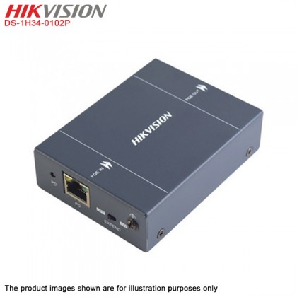 Hikvision DS-1H34-0102P PoE Repeater - 1 port Input 2 port Output for IP Camera Relay