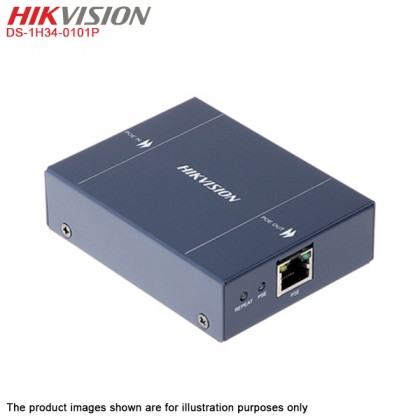 Hikvision DS-1H34-0101P PoE Repeater - 1 port Input 1 port Output for IP Camera Relay