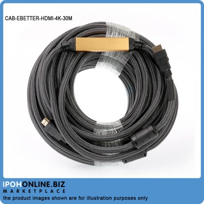 EBETTER 4K HDMI 2.0V 1.4 High Speed HD Oxygen Free Copper Cable 30M